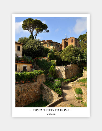 Tuscan steps to home